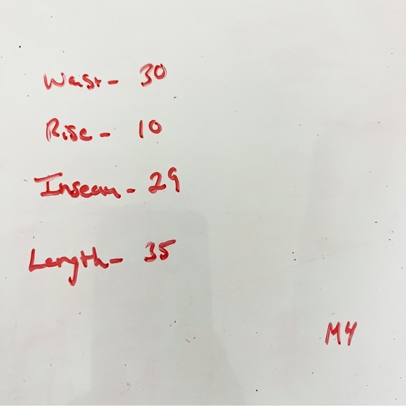 Vintage 70s red denim low rise wide leg flare disco retro bell bottom jeans 30 - Picture 10 of 10